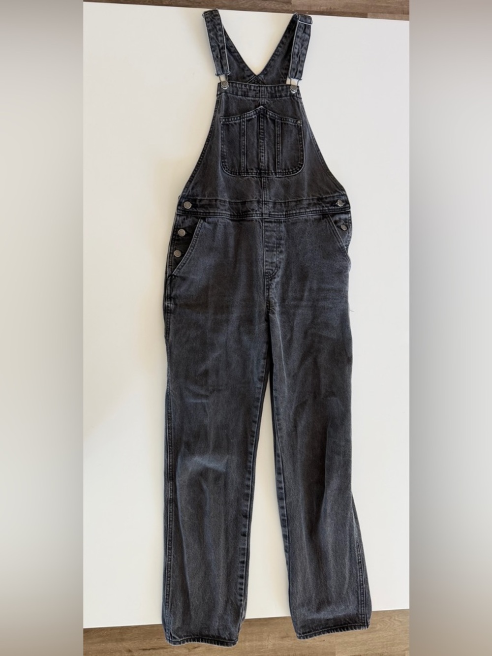 Old Navy Black Denim Women’s Overalls